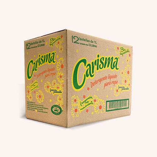 Carisma Detergente Líquido / Caja Con 12 Botellas De 1 Litro