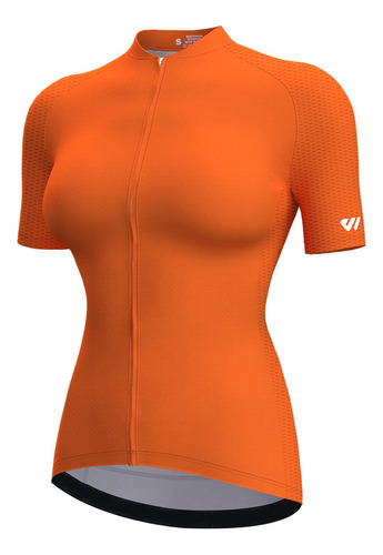 Lo.gas Camiseta De Ciclismo De Manga Corta Para Mujer, Cami.