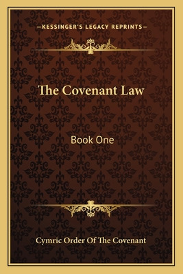 Libro The Covenant Law: Book One - Cymric Order Of The Co...