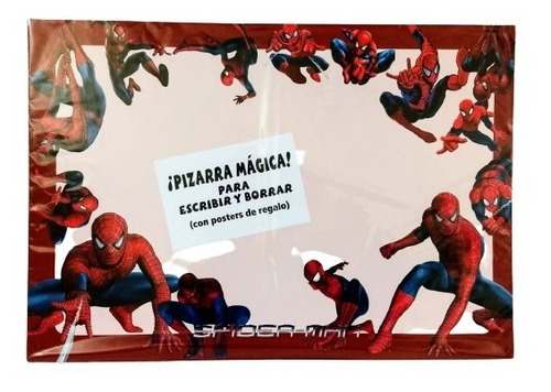 Pizarra Magica Spiderman-34x49cm-p/escrib. Y Borrar C/poster