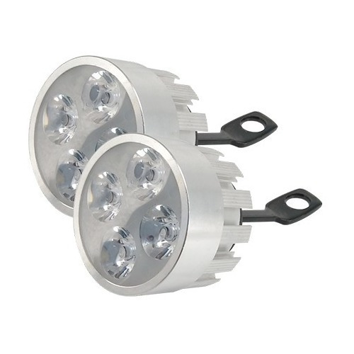 Faro Auxiliar Luz Blanca Off Road 12v 4led 12w 3000lux Jgox2