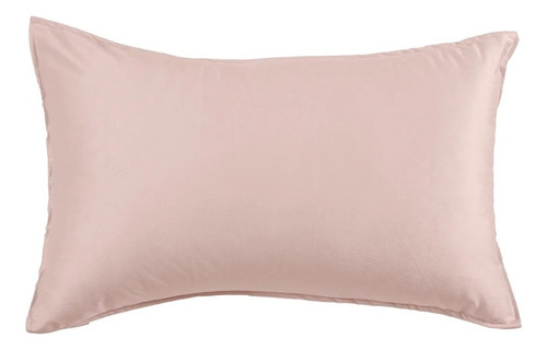 Funda De Almohada Velvet Soft Pink Tamaño Europea Vianney Color Rosa