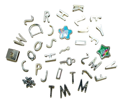 Juguete Arma Pulseras Bijou Nenas Con Dijes Y Letras