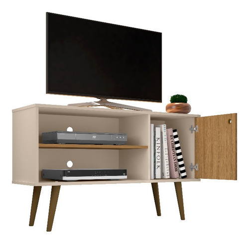 Imagen 2 de 5 de Mueble Rack Para Tv En Madera Mdp Jade Off/cin/rip