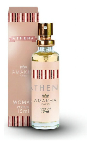 Perfume Amakha Paris de Athena para mujer, 15 ml, excelente para el bolso
