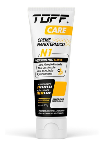 Creme Para Alívio Da Dor - Toff Care - N1  - Beisebol