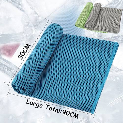 3 Toallas Frías Para Deporte - Absorbe Sudor Al Instante