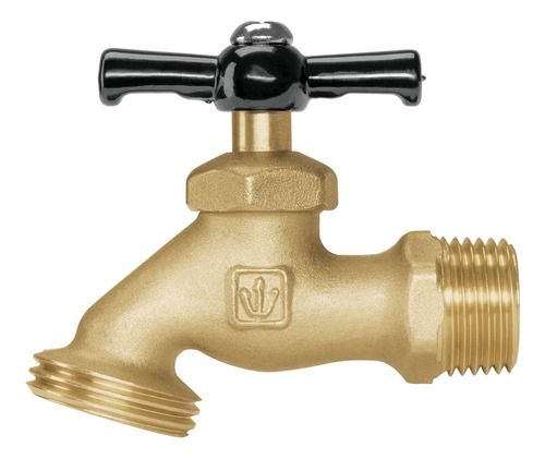Llave Para Manguera, Nariz D Jardín Agua, Latón 100 Gr, 1/2