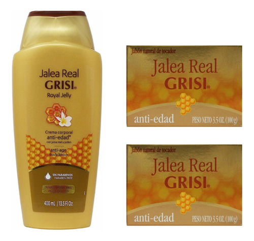 Kit Crema Jalea Real Y Jabón Jalea Real 2 Pza