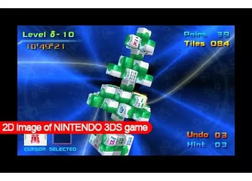 Jogo Mahjong Cub 3d Para Nintendo 3ds Midia Fisica Atlus