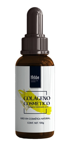 Imagen 1 de 7 de Colágeno Líquido Hidrolizado Puro, Uso Cosmético 100 G