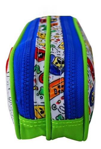 Imagem 10 de 10 de Mochila Gato Galáctico + Kit Lancheira + Estojo Youtuber