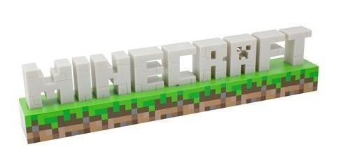 Lampara Minecraft Logo Light Paladone Videojuego Nuevo