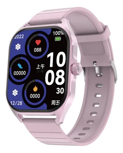 P36 Smartwatch Mujer, Reloj Inteligente Depo + Correa Negra