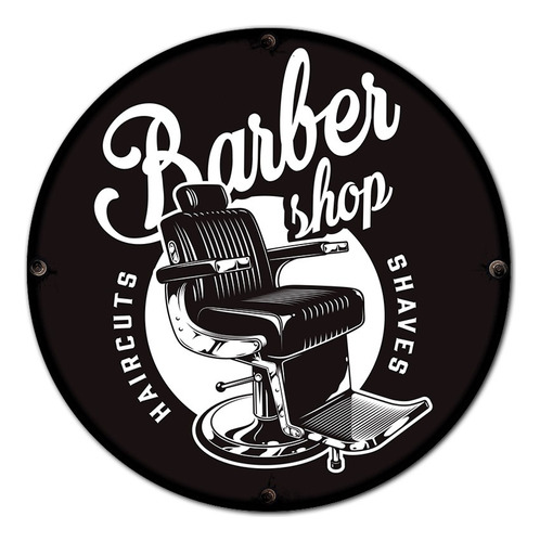 Cuadro Decorativo Vintage / Barber Shop Barberías Peluquería