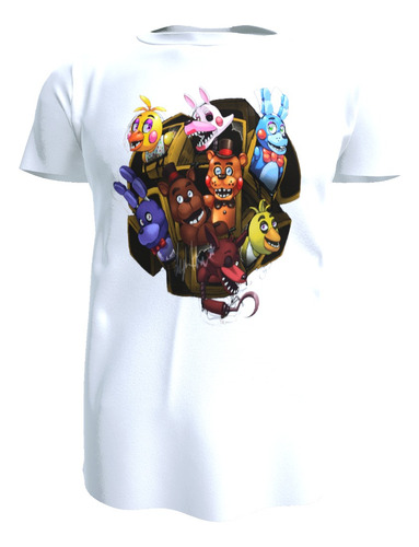 Polera Infantil Fnaf Five Nights At Freddy Gamer Kids