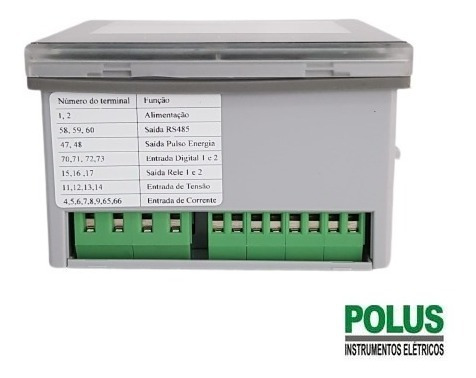 Analisador De Energia Trifásico C/ethernet Tcp/ip + Relátori