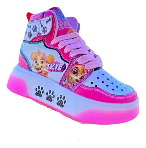 Botas Tenis Con Luces Paw Patrol Niñas Kids 