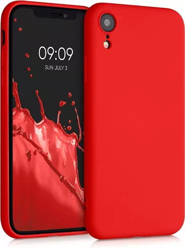 Case Carcasa Silicona para iPhone XR Rojo