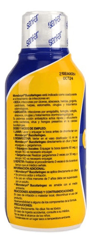 Microdacyn Bucofaringeo Esterilizante Y Antiseptica 240 Ml