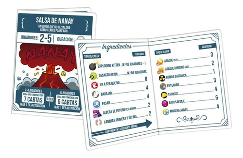 Juegos De Mesa Exploding Kittens Recetas Del Desastre