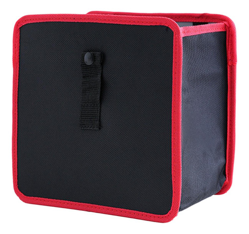 Cubo De Basura Plegable Para Coche, Cubo De Rojo