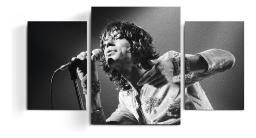 Cuadros Tripticos The Rolling Stone Musica Rock Jagger Deco