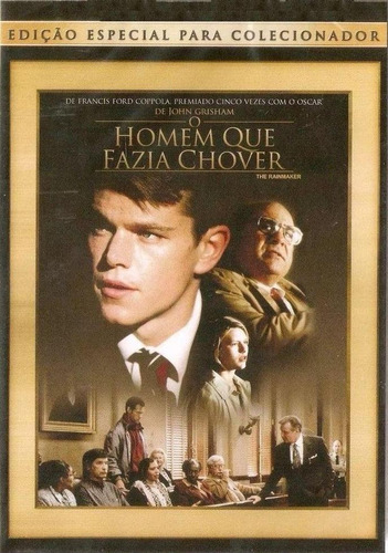 O Homem Que Fazia Chover - Dvd - Matt Damon - Danny Devito