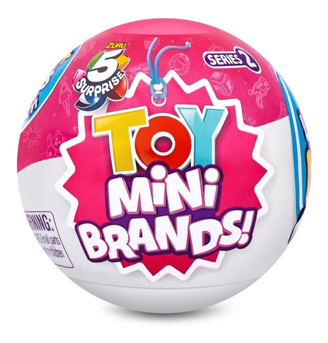 Toy Mini Brands 5 Sorpresas Serie 2 Juguetes Miniatura Zuru