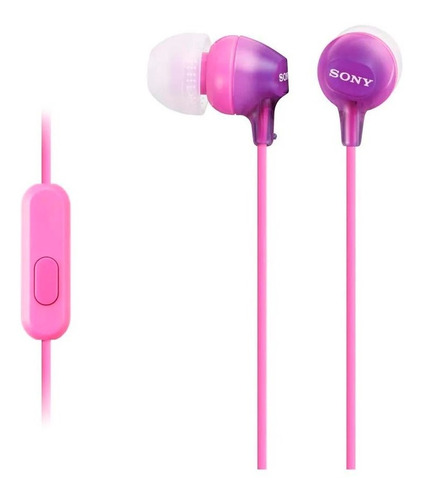  Audífonos Sony EX Series MDR-EX15AP - Color Violeta