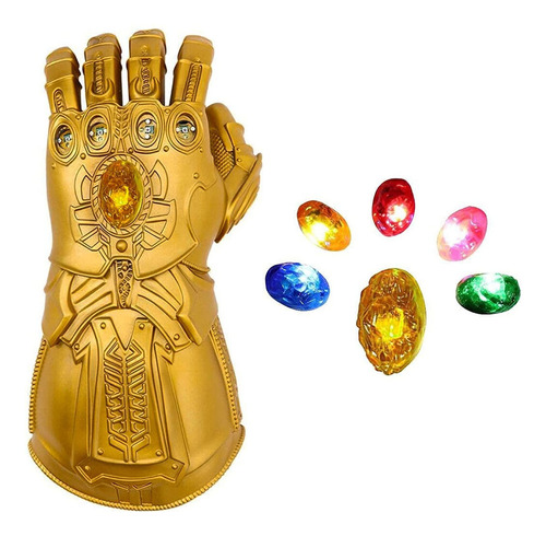 Guantelete Thanos Infinity With Children's Led Guant With Mu