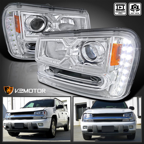 Par Faro Led Chevrolet Trailblazer Lt 2002 4.2l