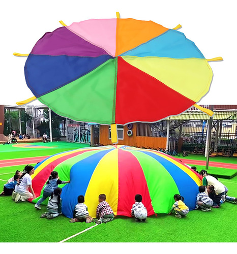 Juguete Tienda Infantil Con Paracaídas Arcoíris, 2m Y 3m.