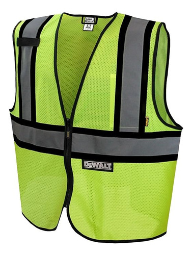  Dewalt  - Chaleco Reflejante Unisex Para Adulto Verde.