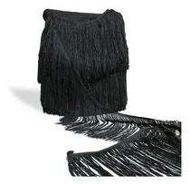 Comprar 25 Mts Flecos Para Ropa Merceria 15cm De Largo Negro