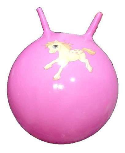 Pelota Saltarina Fucsia 55cm De Diametro Grande Hamelin