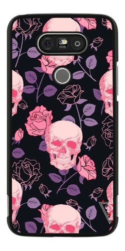 Funda Protector Para LG G5 G6 G7 Calavera Esqueleto 12 N