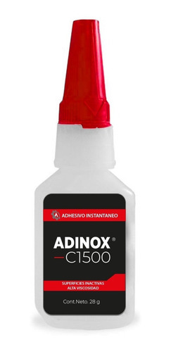Imagen 1 de 2 de Adinox® C1500, Adhesivo Instantáneo De Alta Viscosidad 