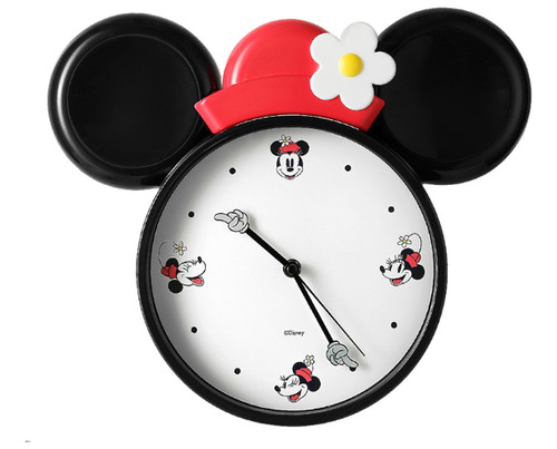 Reloj De Pared De Minnie Mouse