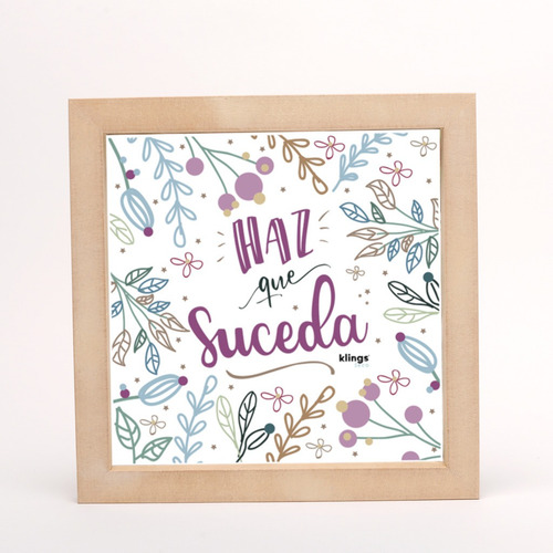 Imagen 4 de 7 de Cuadros Decorativos Frases Positivas Disfruta La Vida Feliz