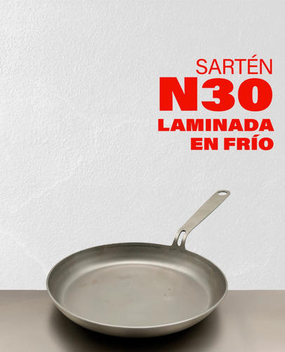 Batería De Sartenes De Acero Premium Kankay N30 + N25 + N20 Color Plateado