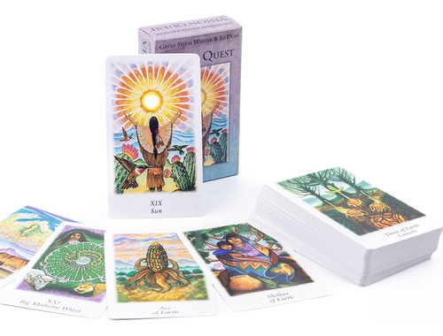 Sales Quest 78 Cartas Vision Fate Deck Tarot 10,3* 6 Cm