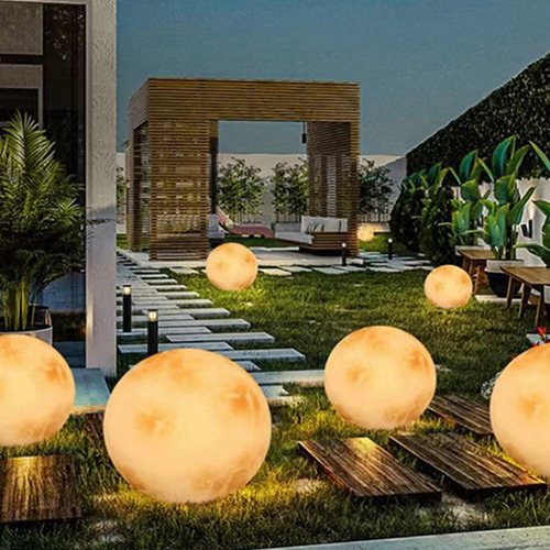 Lámpara Esférica De Jardín Con Forma De Bola Para Restaurant