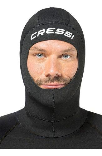 Cressi Solo Hood 0.197 in, Negro/negro, M