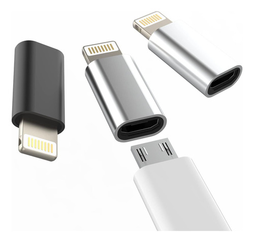 Adaptador Micro Usb A Lightning Convertidor De De Datos De C