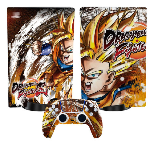 Skin Compatible Con Consola Ps5 Dragon Ball