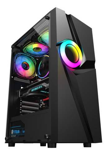 Case Calax Gamer Atx Led Rgb Con Control Integrado Acrilico1