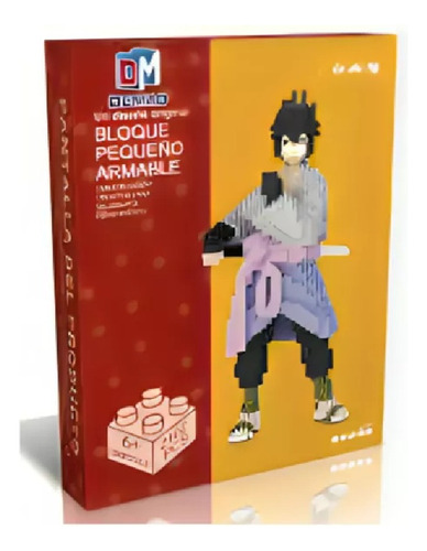 Armable Sasuke Uchiha Naruto Bloques De 2102 Piezas