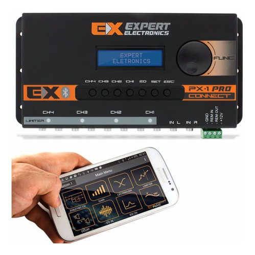 Processador Audio Digital Px1 Pro Bluetooth Similar Jfa Dx4