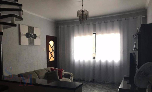 Imagem 1 de 8 de Sobrado Com 3 Dormitórios À Venda, 188 M² Por R$ 335.000,00 - Vila Lucinda - Santo André/sp - So0405